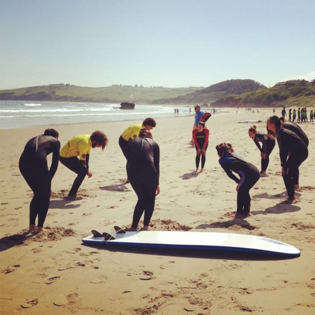 ejercicios antes de ir a surfear